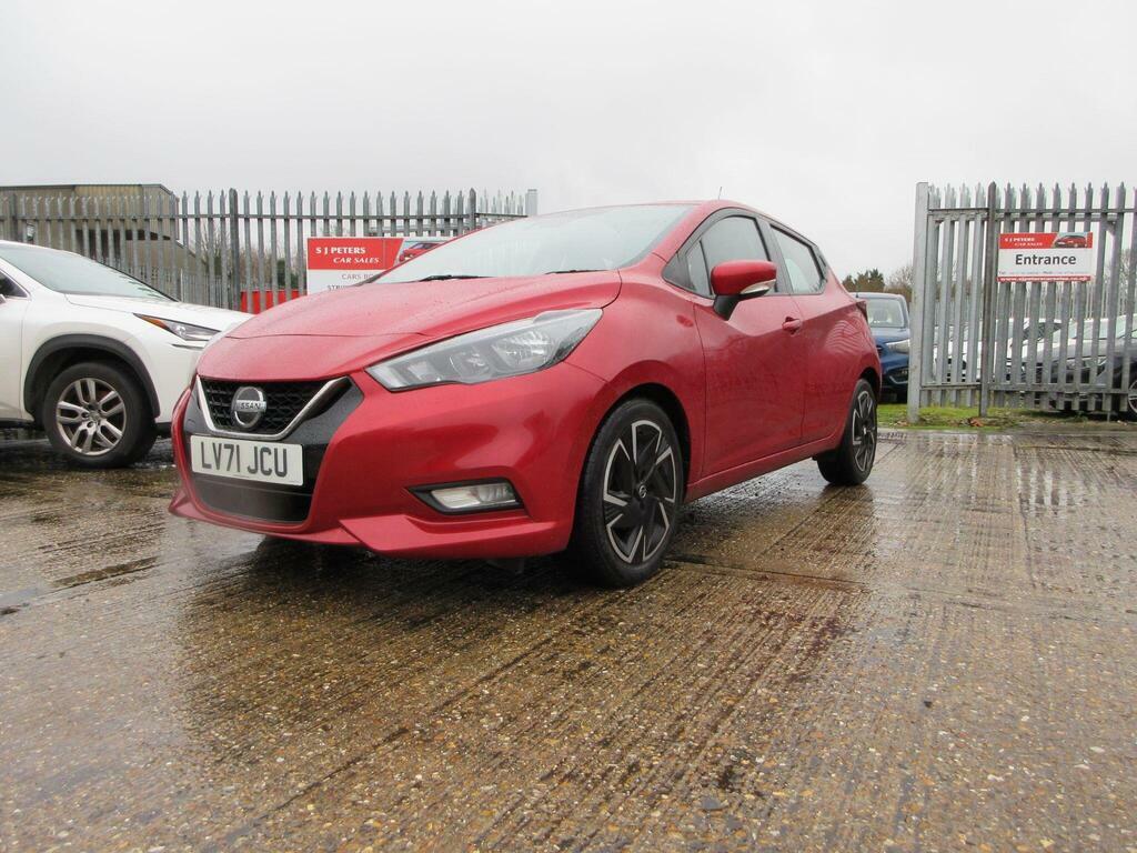 Nissan Micra 1.0 Ig-t Acenta Xtron Euro 6 S S LV71JCU Red #6