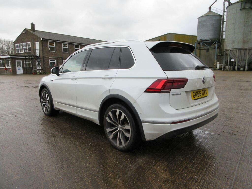 Volkswagen Tiguan 2.0 Tdi Bluemotion Tech R-line Dsg 4Motion Euro 6 B3EOW White #5
