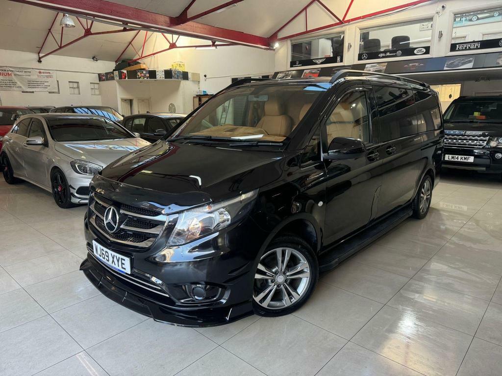 Mercedes-Benz eVito 34Kwh Evito Tourer L2 WJ69XYE Black #6