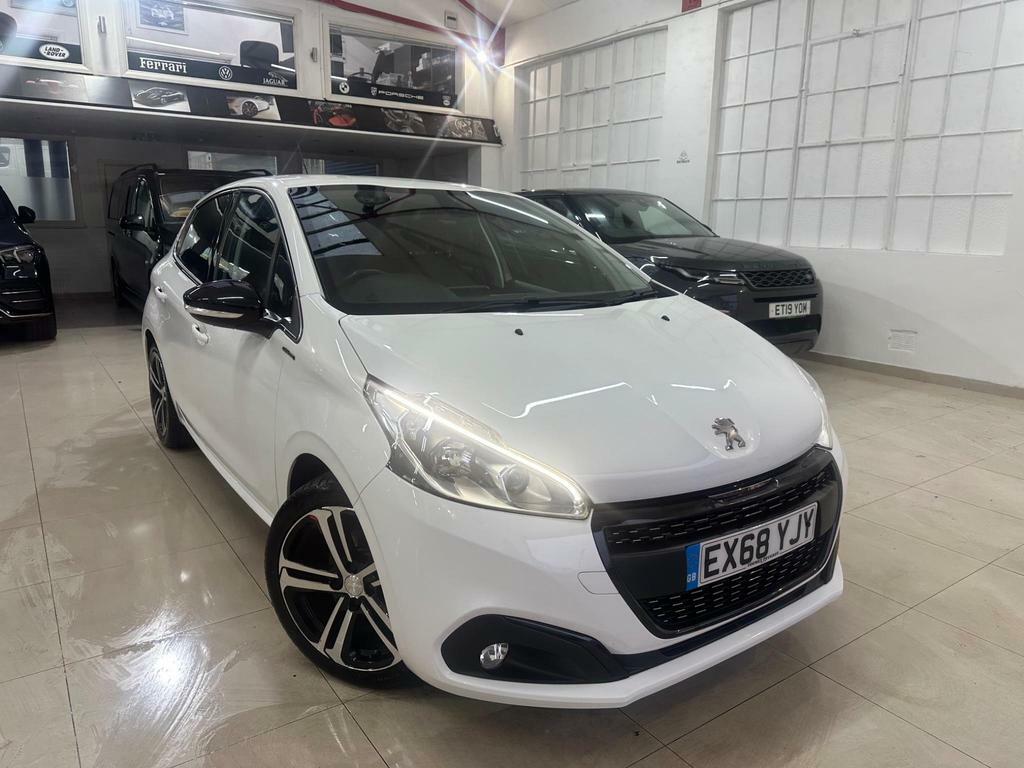 Peugeot 208 1.2 Puretech Gpf Gt Line Euro 6 S S White