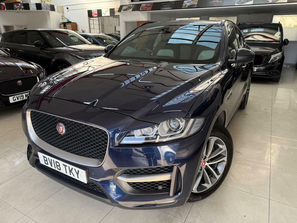 Jaguar F-Pace 2.0 D180 R-sport Awd Euro 6 S S BV18TKY Blue #5
