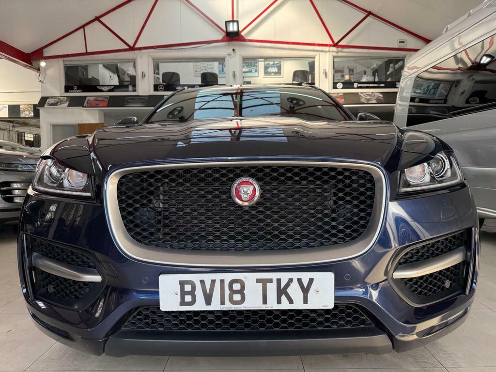 Jaguar F-Pace 2.0 D180 R-sport Awd Euro 6 S S BV18TKY Blue #3