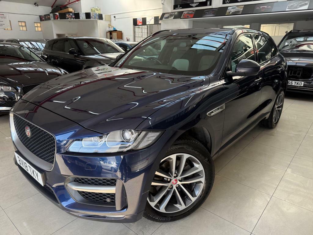 Jaguar F-Pace 2.0 D180 R-sport Awd Euro 6 S S BV18TKY Blue #6