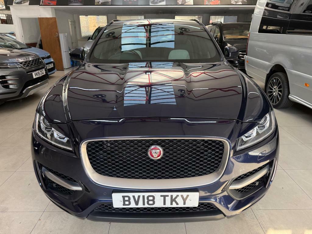 Jaguar F-Pace 2.0 D180 R-sport Awd Euro 6 S S BV18TKY Blue #4