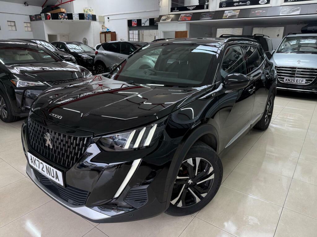 Peugeot 2008 1.2 Puretech Gt Eat Euro 6 S S AK72NUA Black #6