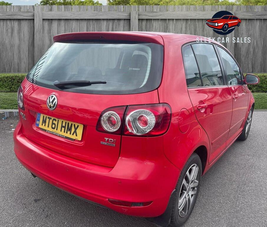 Volkswagen Golf Plus 1.6 Tdi 105 Bluemotion Tech Se 2012 MT61HMX Red #4