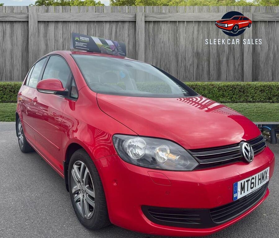 Volkswagen Golf Plus 1.6 Tdi 105 Bluemotion Tech Se 2012 MT61HMX Red #2
