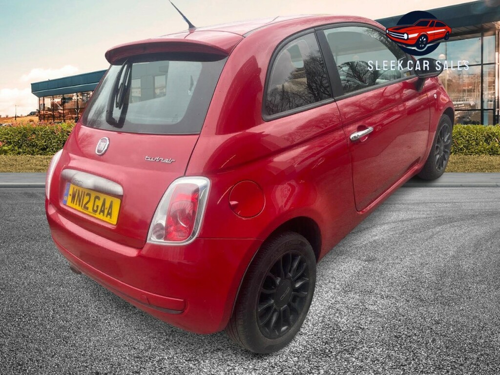 Fiat 500 0.9 500 Twinair 2012 WN12GAA Red #4