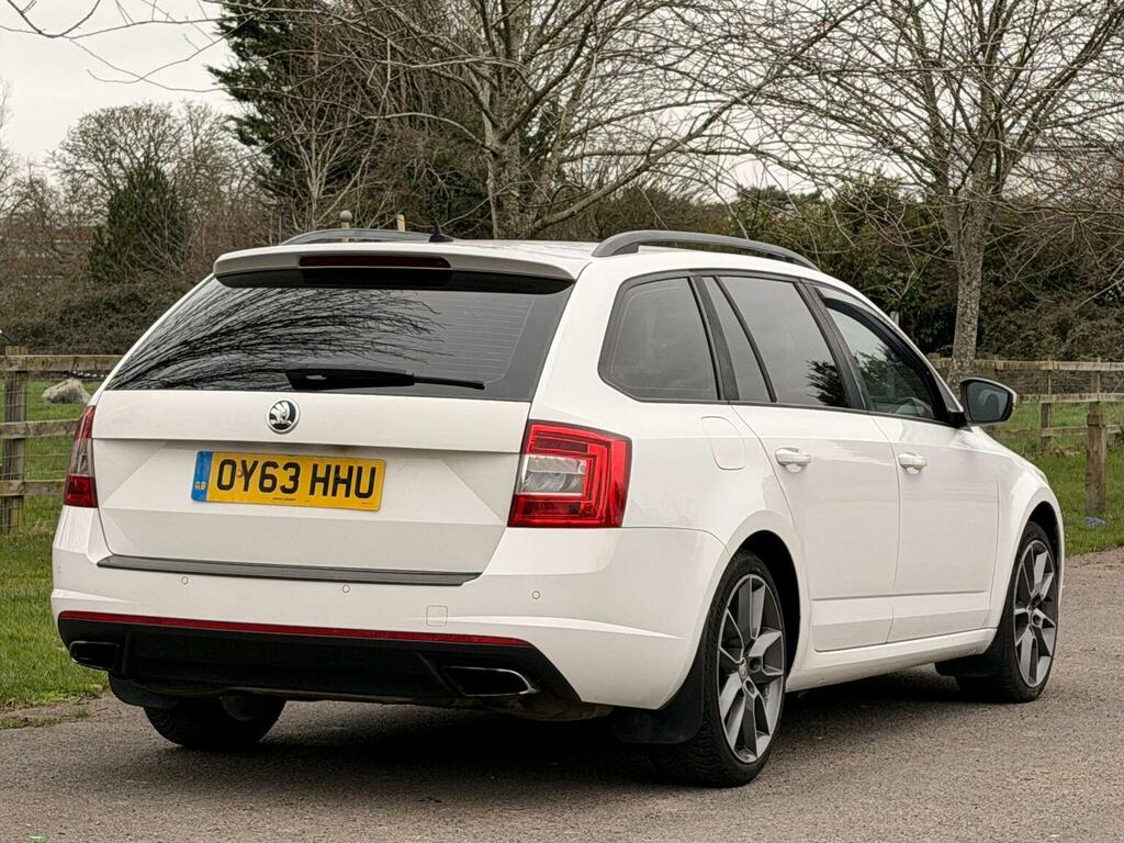 Skoda Octavia Estate 2.0 Tfsi Vrs Euro 6 Ss 201363 White #6