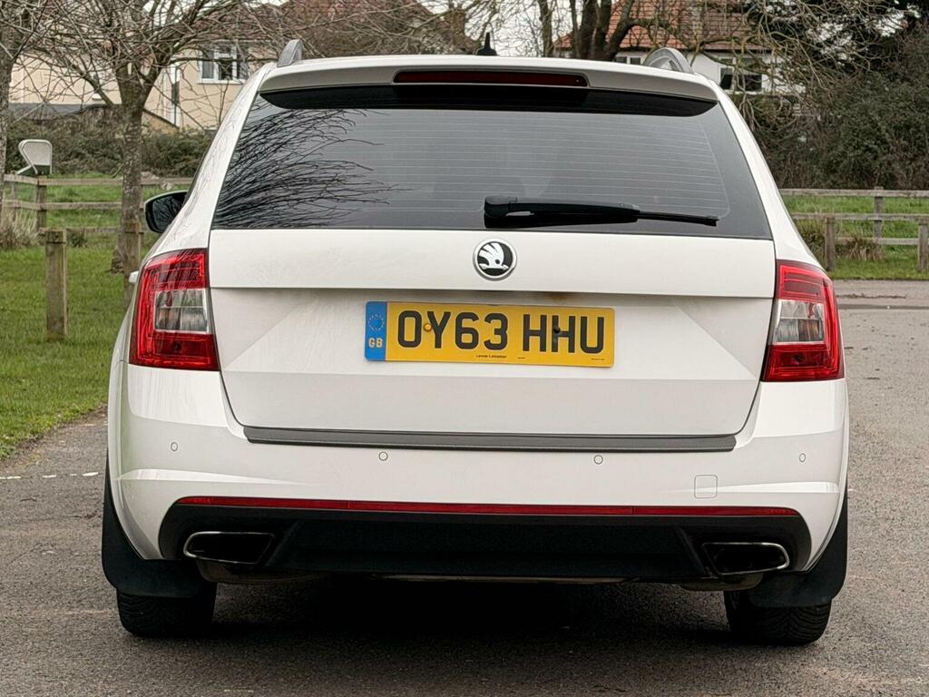 Skoda Octavia Estate 2.0 Tfsi Vrs Euro 6 Ss 201363 White #5