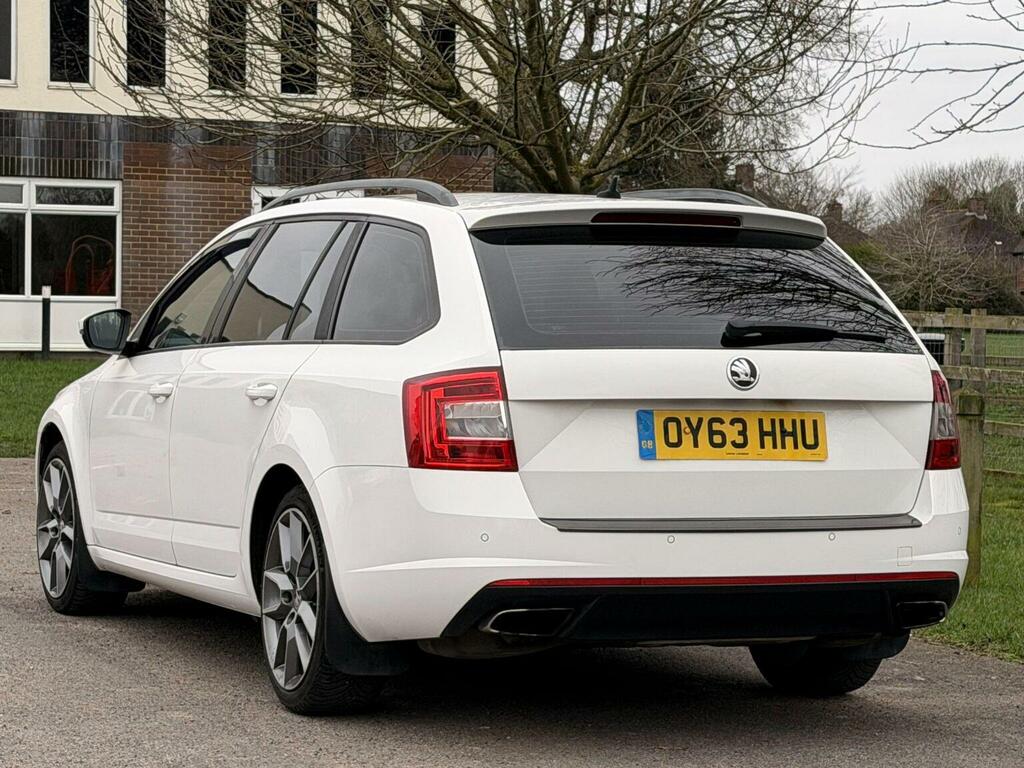 Skoda Octavia Estate 2.0 Tfsi Vrs Euro 6 Ss 201363 White #4