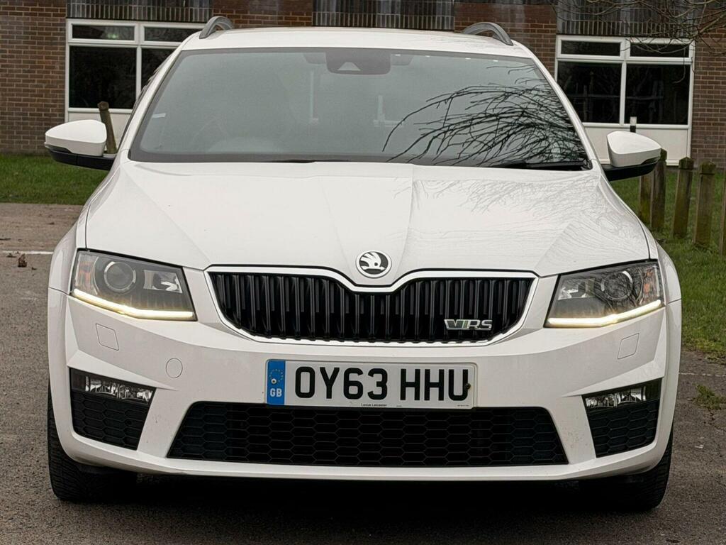 Skoda Octavia Estate 2.0 Tfsi Vrs Euro 6 Ss 201363 White #2