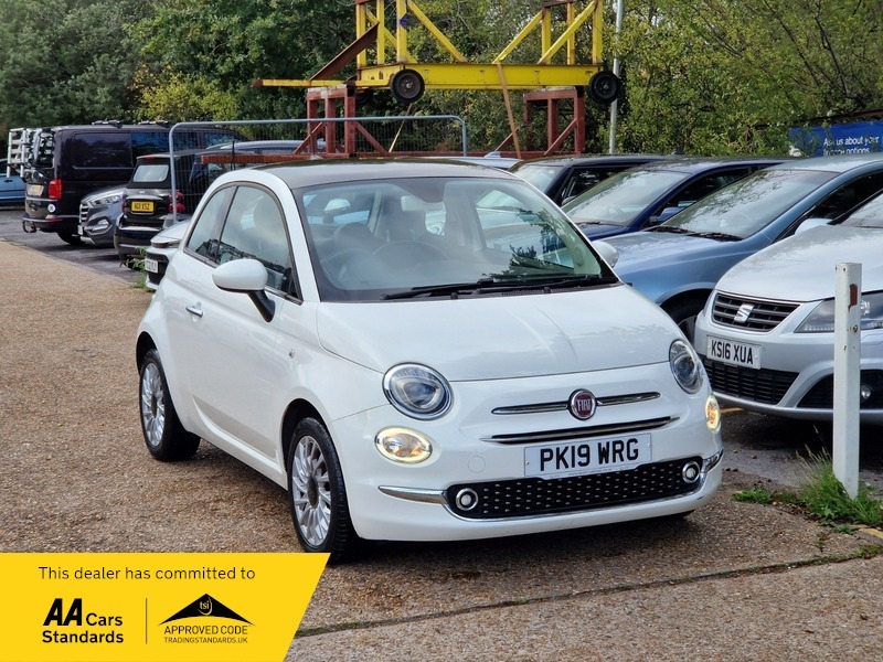 Fiat 500 Lounge White