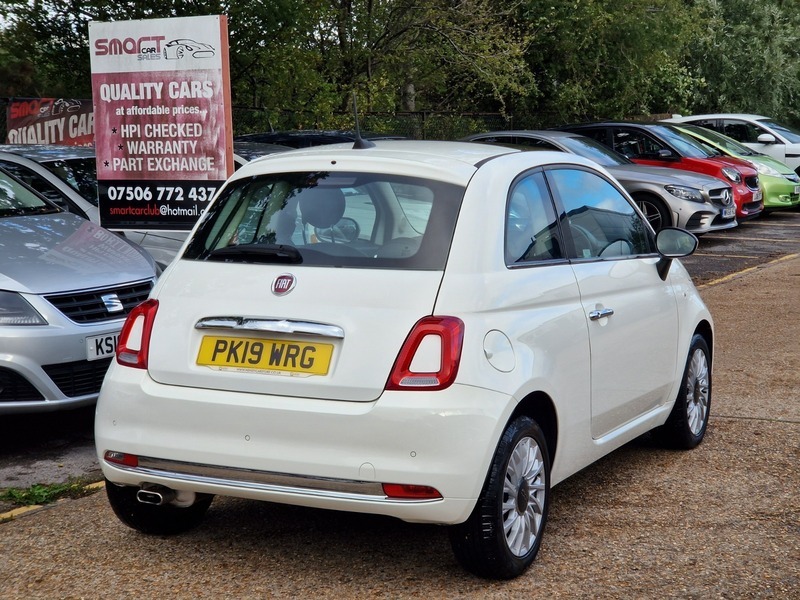 Fiat 500 Lounge PK19WRG White #3