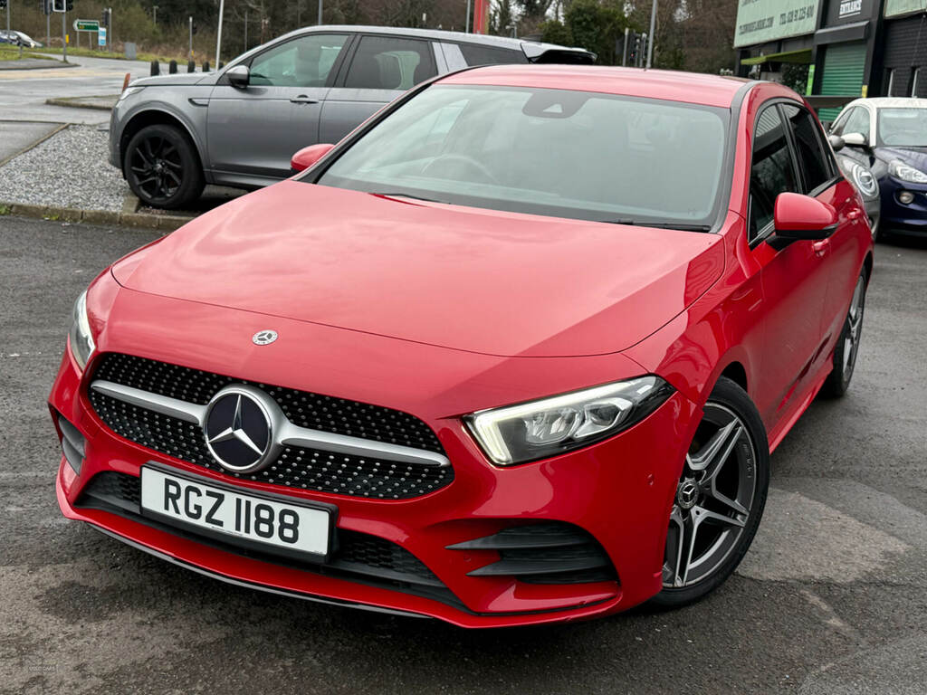 Mercedes-Benz A Class A200d Amg Line Executive Red #2