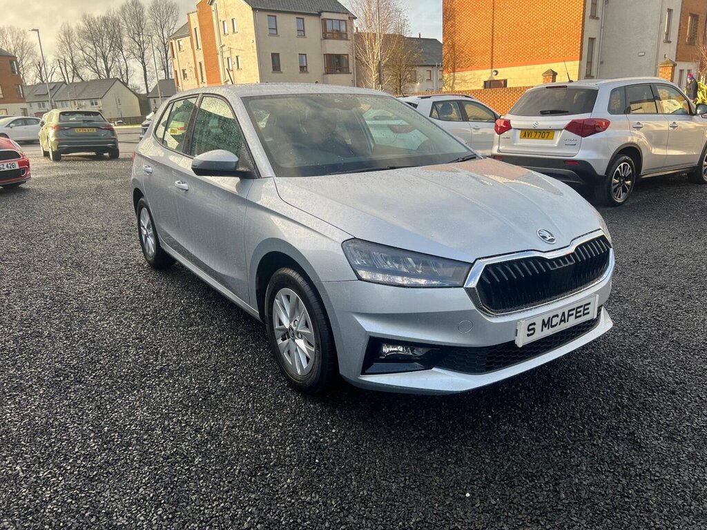 Skoda Fabia 1.0 Tsi Se Edition Euro 6 Ss YC25MLY Silver #2
