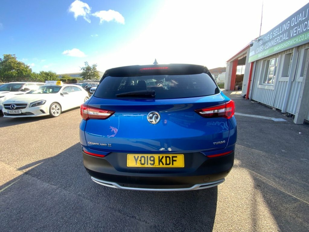 Vauxhall Grandland X 1.2L Sport Nav YO19KDF Blue #2