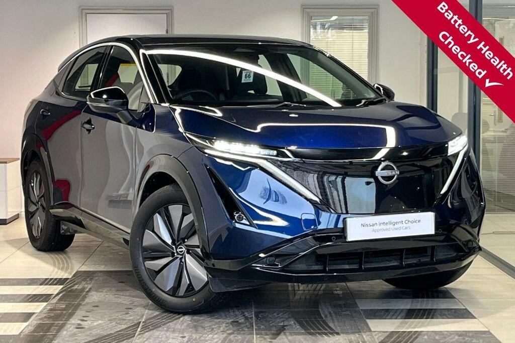 Nissan Ariya 63Kwh Engage 7.4Kw Charger Blue