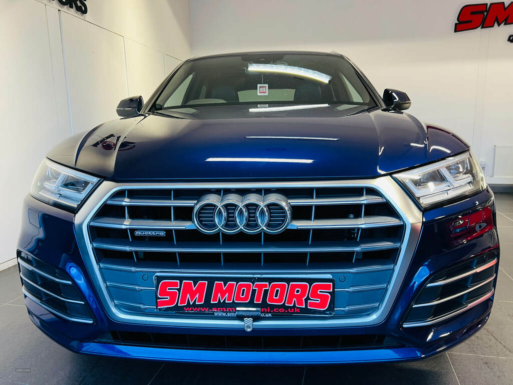 Audi Q5 40 Tdi Quattro S Line S Tronic E6MMO Blue #2