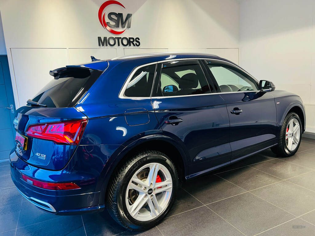 Audi Q5 40 Tdi Quattro S Line S Tronic E6MMO Blue #4