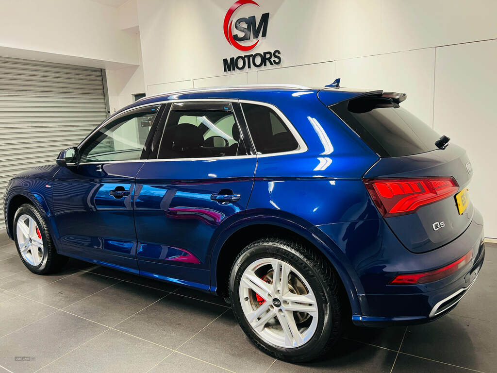 Audi Q5 40 Tdi Quattro S Line S Tronic E6MMO Blue #6
