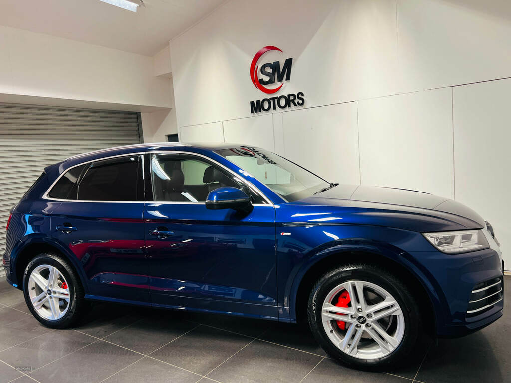 Audi Q5 40 Tdi Quattro S Line S Tronic E6MMO Blue #5