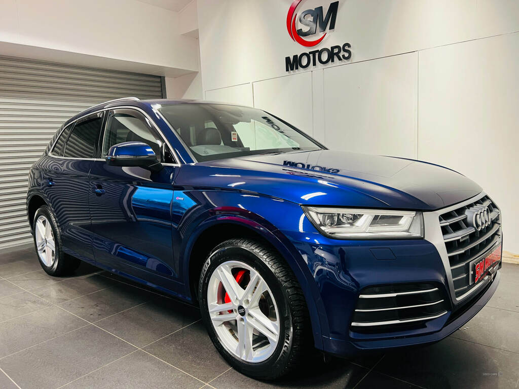 Audi Q5 40 Tdi Quattro S Line S Tronic E6MMO Blue #3