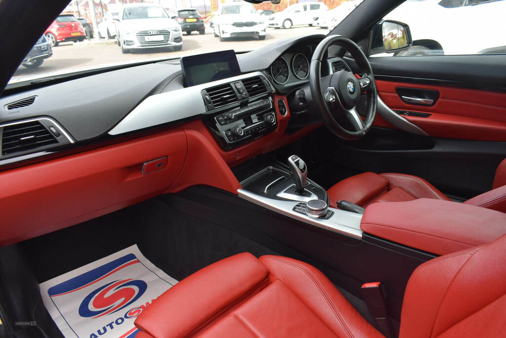 BMW 4 Series 420D 190 Xdrive M Sport Prof Media YH19RHU White #4