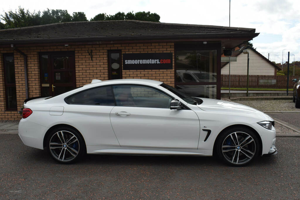 BMW 4 Series 420D 190 Xdrive M Sport Prof Media YH19RHU White #3