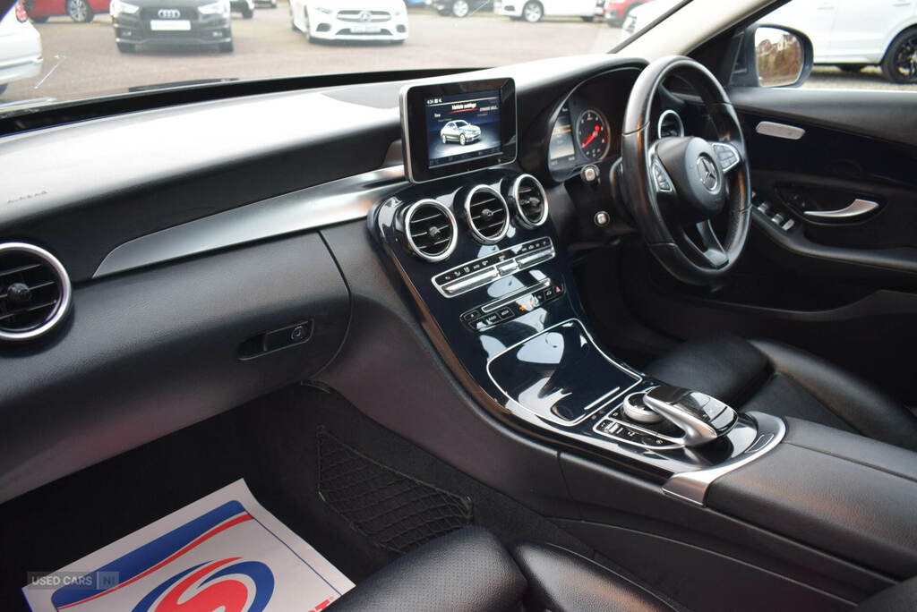 Mercedes-Benz C Class C220d Se Executive Edition KF66DYM Black #3
