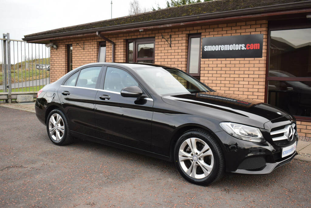 Mercedes-Benz C Class C220d Se Executive Edition KF66DYM Black #2