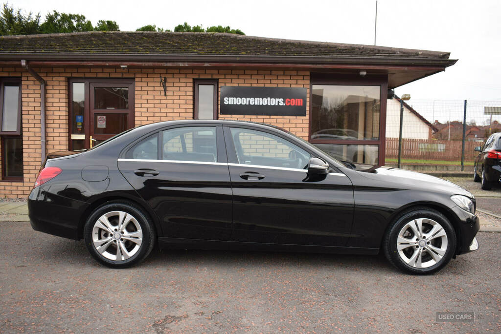 Mercedes-Benz C Class C220d Se Executive Edition KF66DYM Black #4