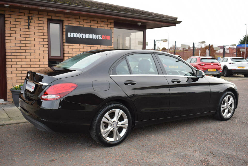 Mercedes-Benz C Class C220d Se Executive Edition KF66DYM Black #5