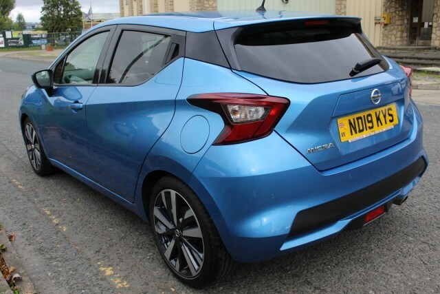 Nissan Micra Dig-t Tekna ND19KYS Blue #5