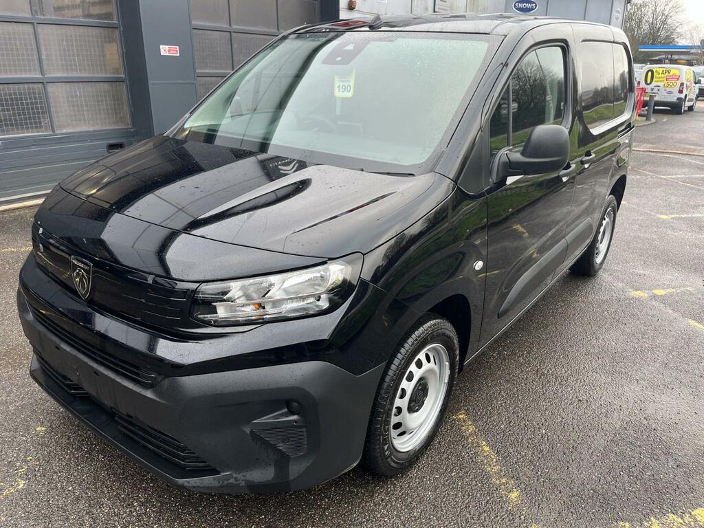 Peugeot Partner 1.5 Bluehdi 1000 Professional Standard Panel Van S RY75AUJ Black #3