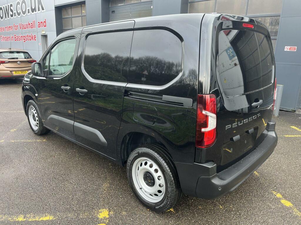 Peugeot Partner 1.5 Bluehdi 1000 Professional Standard Panel Van S RY75AUJ Black #6
