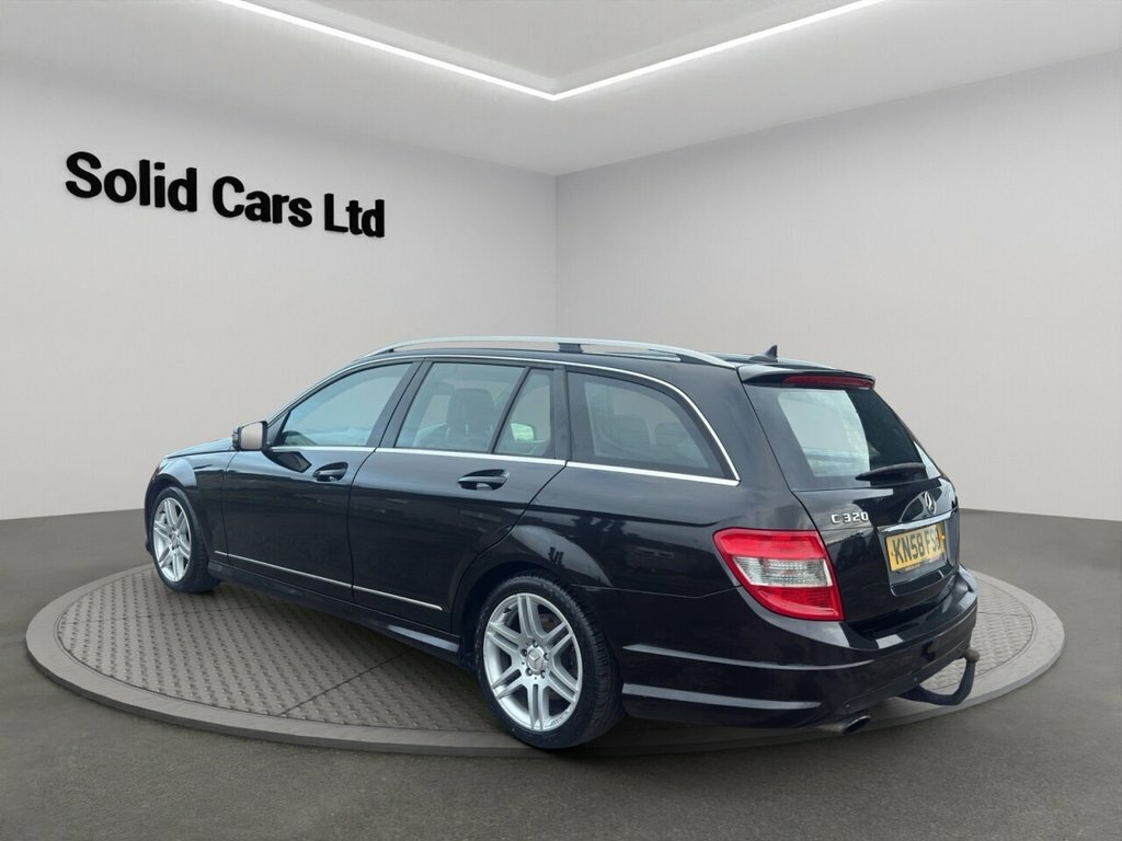 Mercedes-Benz C Class C320 Sport Cdi KN58FSO Black #5