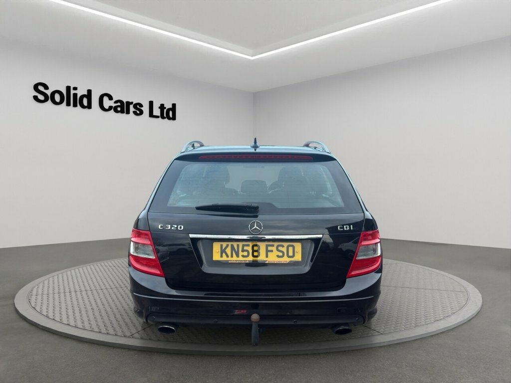Mercedes-Benz C Class C320 Sport Cdi KN58FSO Black #6