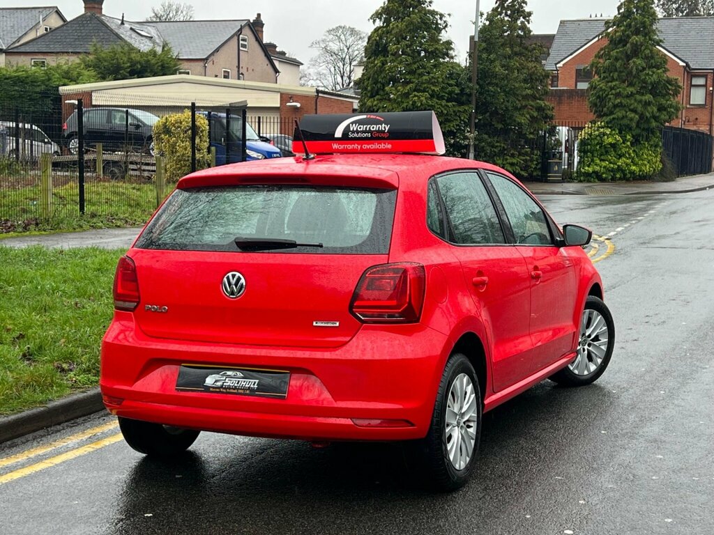 Volkswagen Polo 1.0 Bluemotion Tech Se Euro 6 Ss SH15MLX Red #2