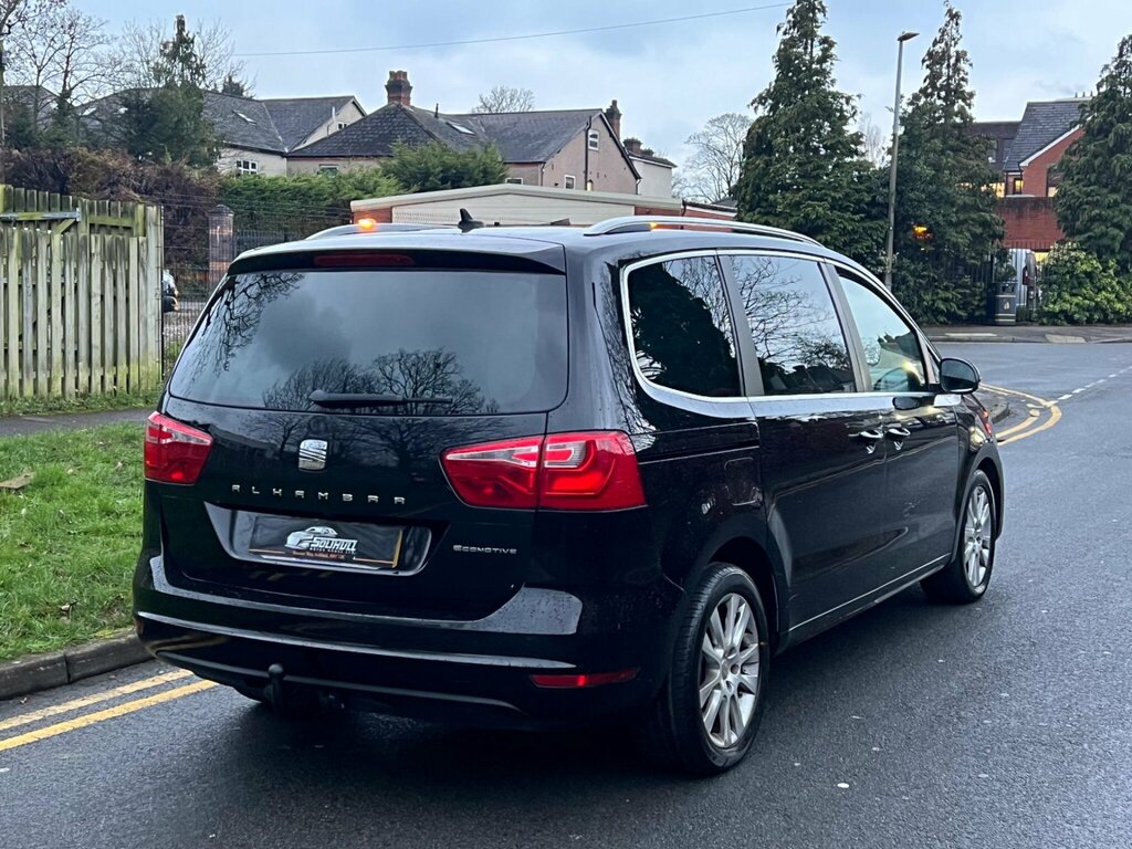Seat Alhambra 2.0 Tdi Cr Se Lux Euro 5 Ss Black #6