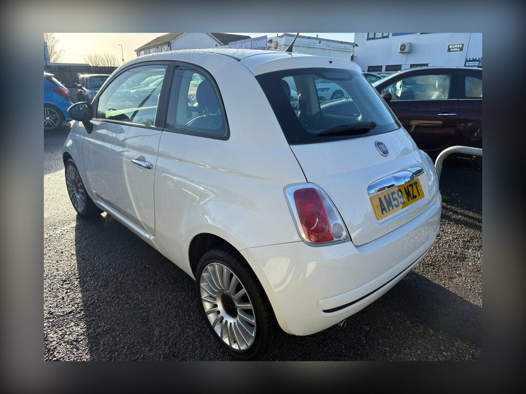 Fiat 500 1.2 Pop Hatchback Euro 5 Ss AM59MZT White #4