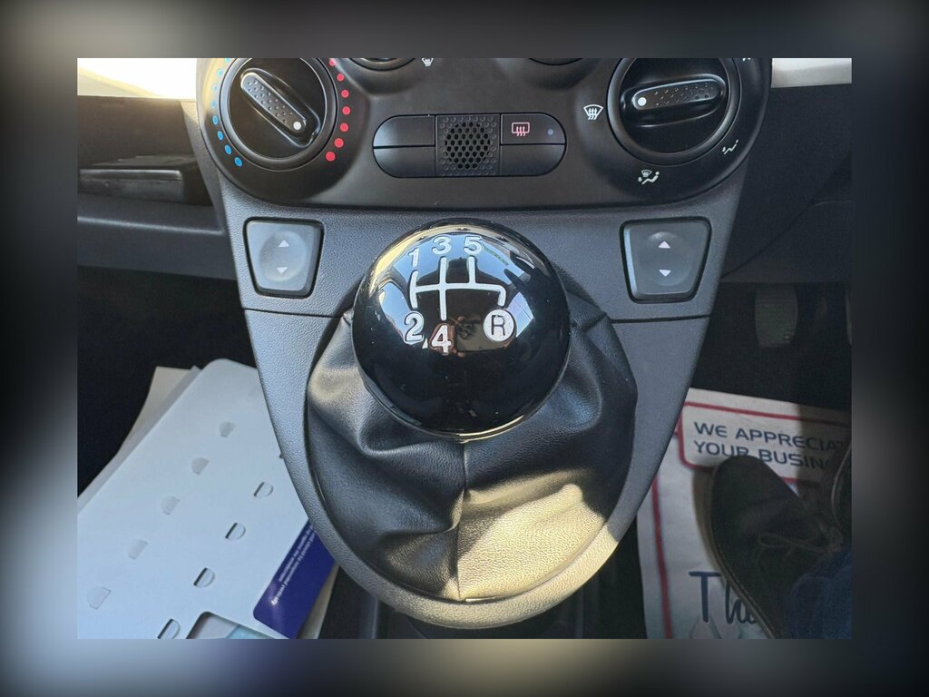 Fiat 500 1.2 Pop Hatchback Euro 5 Ss AM59MZT White #6