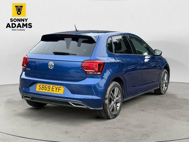 Volkswagen Polo 1.0 Tsi Gpf R-line Hatchback Eur SB69EYF Blue #4