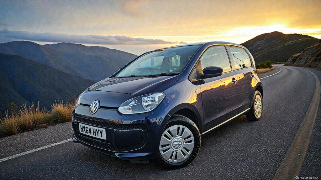 Volkswagen Up 1.0 Mpi Bluemotion Tech High Up Ac Asg 75Bhp Blue