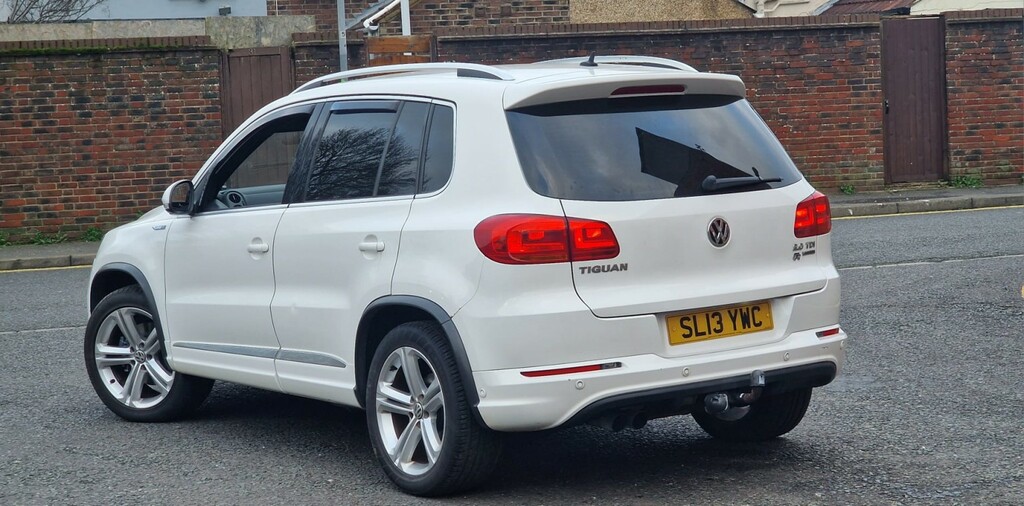 Volkswagen Tiguan 2.0 Tdi Bluemotion Tech R-line 2013 SL13YWC White #5