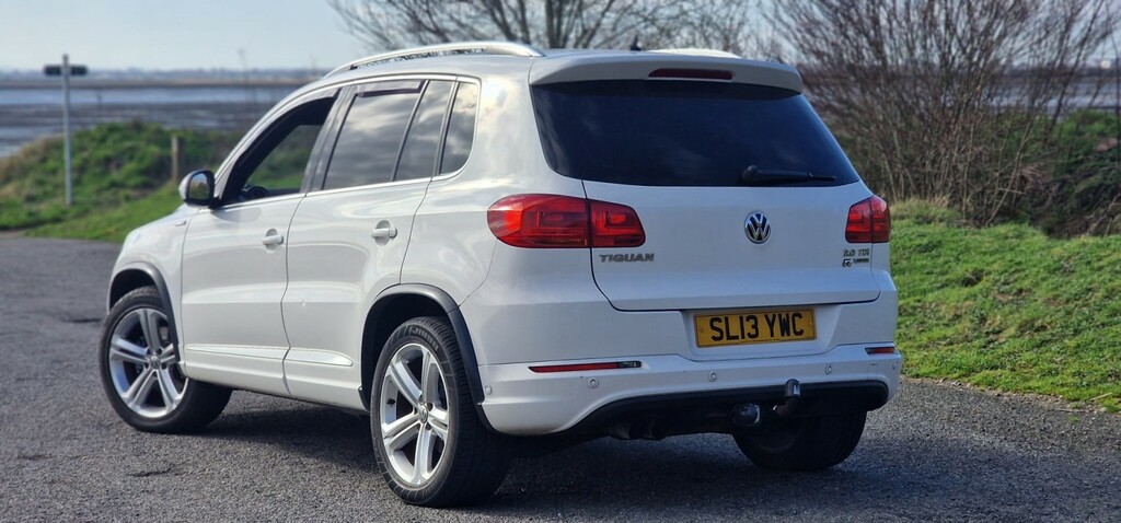Volkswagen Tiguan 2.0 Tdi Bluemotion Tech R-line 2013 SL13YWC White #3
