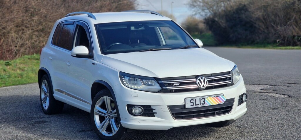 Volkswagen Tiguan 2.0 Tdi Bluemotion Tech R-line 2013 White