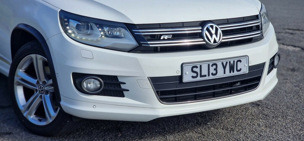Volkswagen Tiguan 2.0 Tdi Bluemotion Tech R-line 2013 SL13YWC White #2