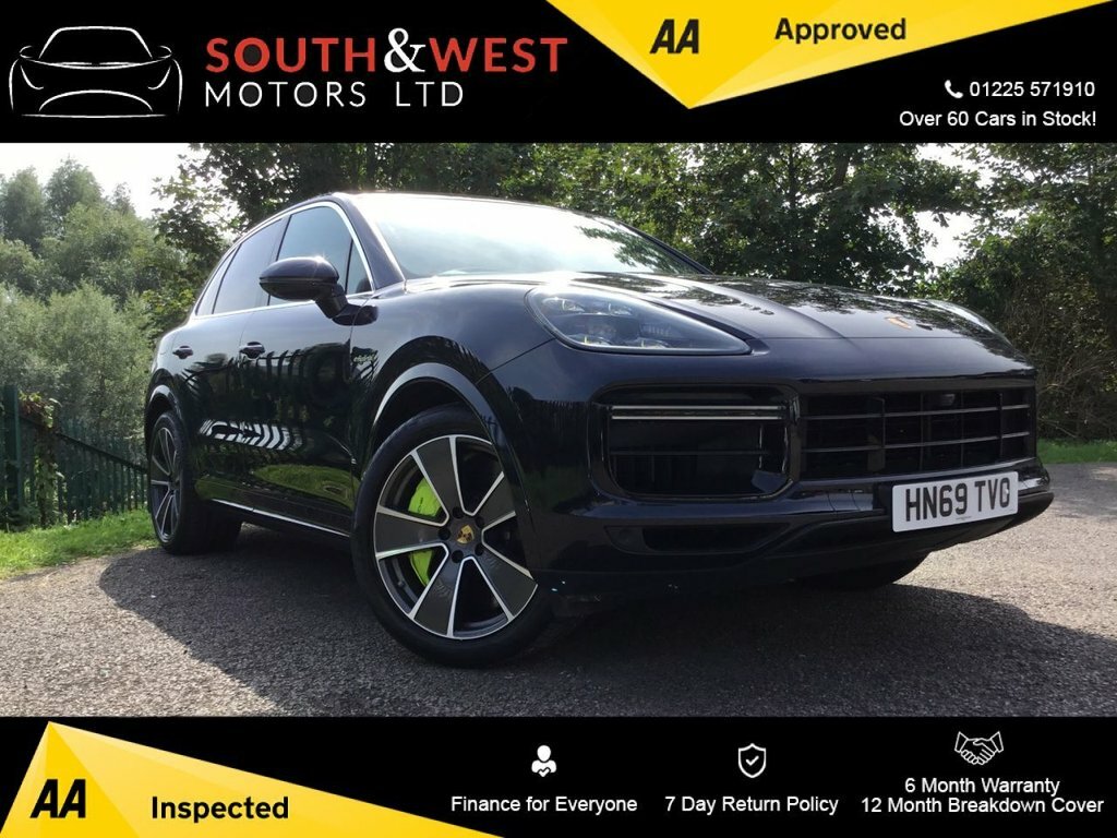 Porsche Cayenne 4L Turbo S Blue