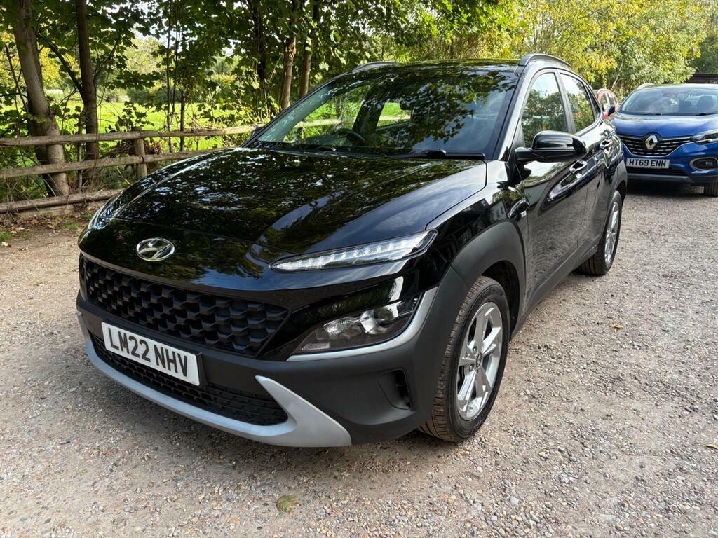 Hyundai Kona 1.0 T-gdi Mhev Se Connect Euro 6 S S LM22NHV Black #4